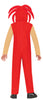 GP78418 – Videospiel Kostüm Abenteuerfigur Rot – Größe: 110/116, 128/134, 140/146 – Farbe: Rot