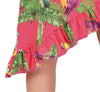 GP78431 – Sommerparadies Kleid Papagei Blumen Tropisch – Größe: 98/104, 110/116, 128/134, 140/146 – Farbe: Pink