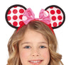 GP78435 – Maus Karneval Kostüm Rosa Punkte – Größe: 98/104, 110/116, 128/134 – Farbe: Pink