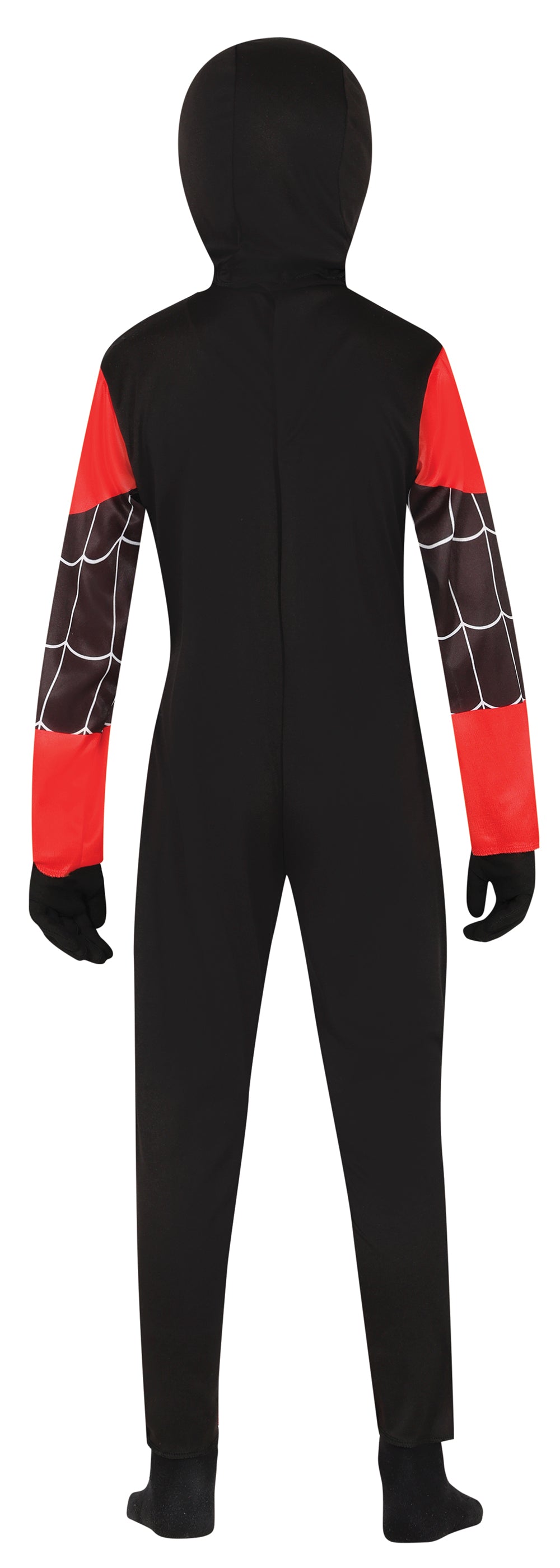GP78456 – Superheld Maske Rot Schwarz Kinderkostüm – Größe: 110/116, 128/134, 140/146 – Farbe: Schwarz