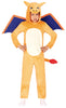 GP78460 – Feuerdrache Kostüm Flügel Kapuze – Größe: 110/116, 128/134, 140/146 – Farbe: Orange