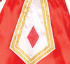 GP78465 – Märchenkönigin Kostüm Rot Schwarz Herzmotiv – Größe: 110/116, 128/134, 140/146 – Farbe: Rot