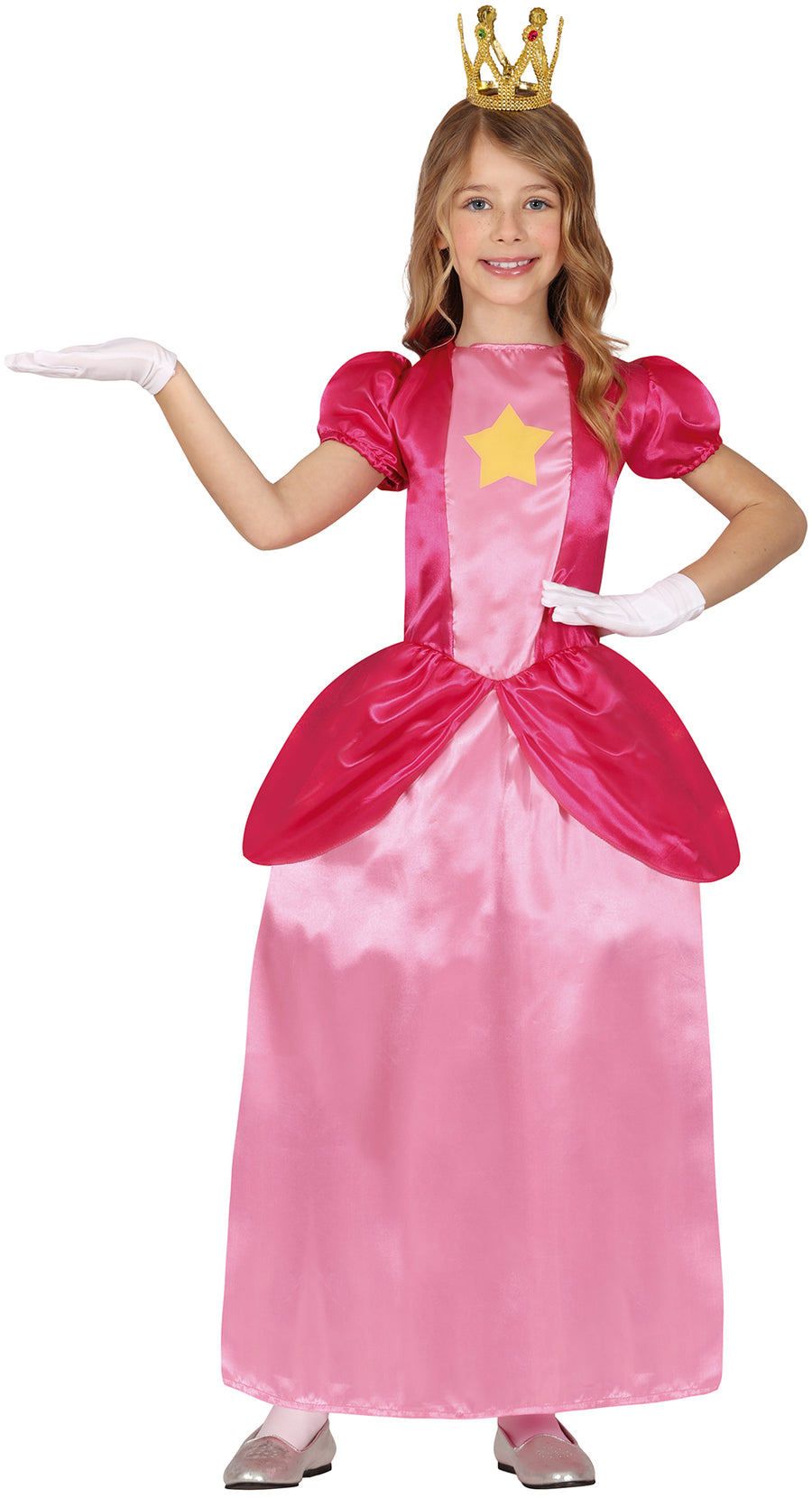 Sternprinzessin Kleid für Mädchen pink