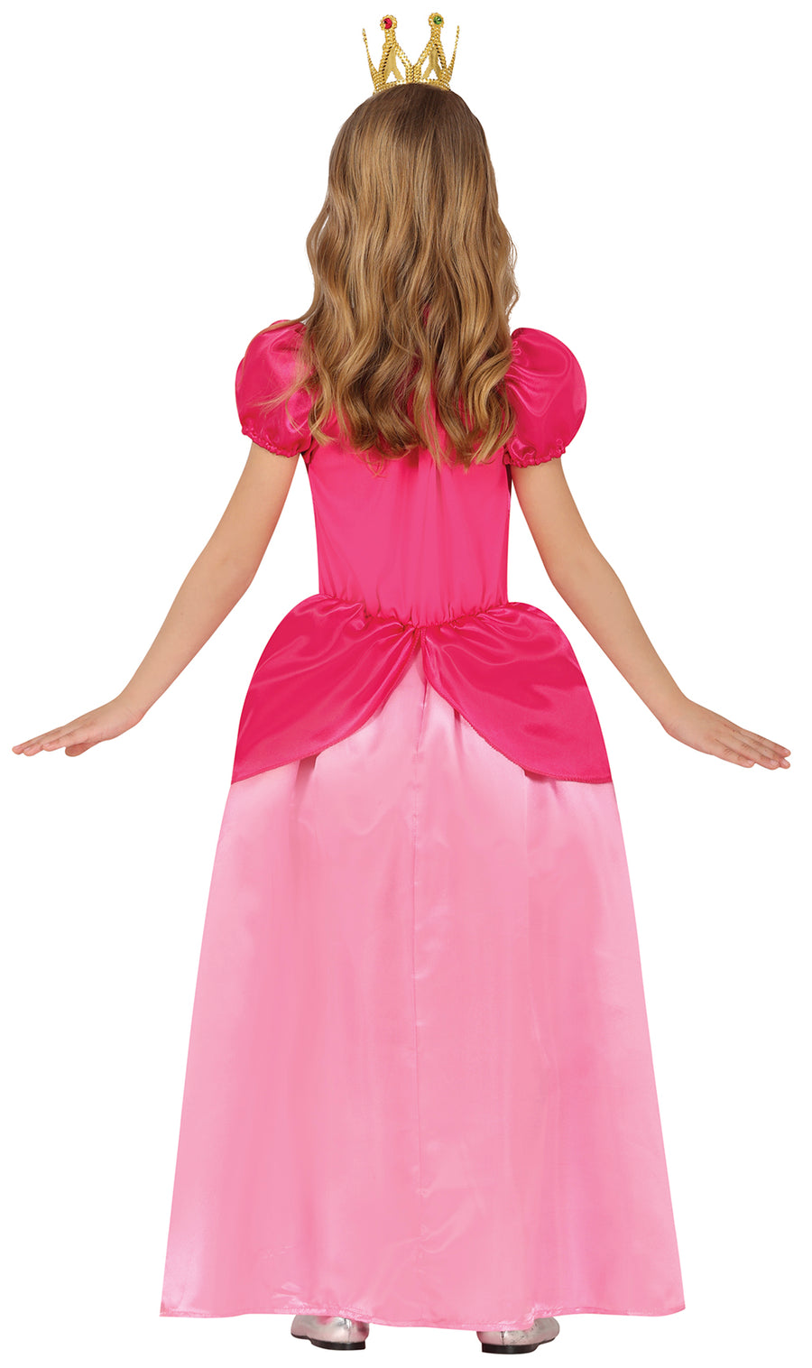 GP78475 – Prinzessin Märchen Traum Kostüm – Größe: 110/116, 128/134, 140/146 – Farbe: Pink, Ansicht 2