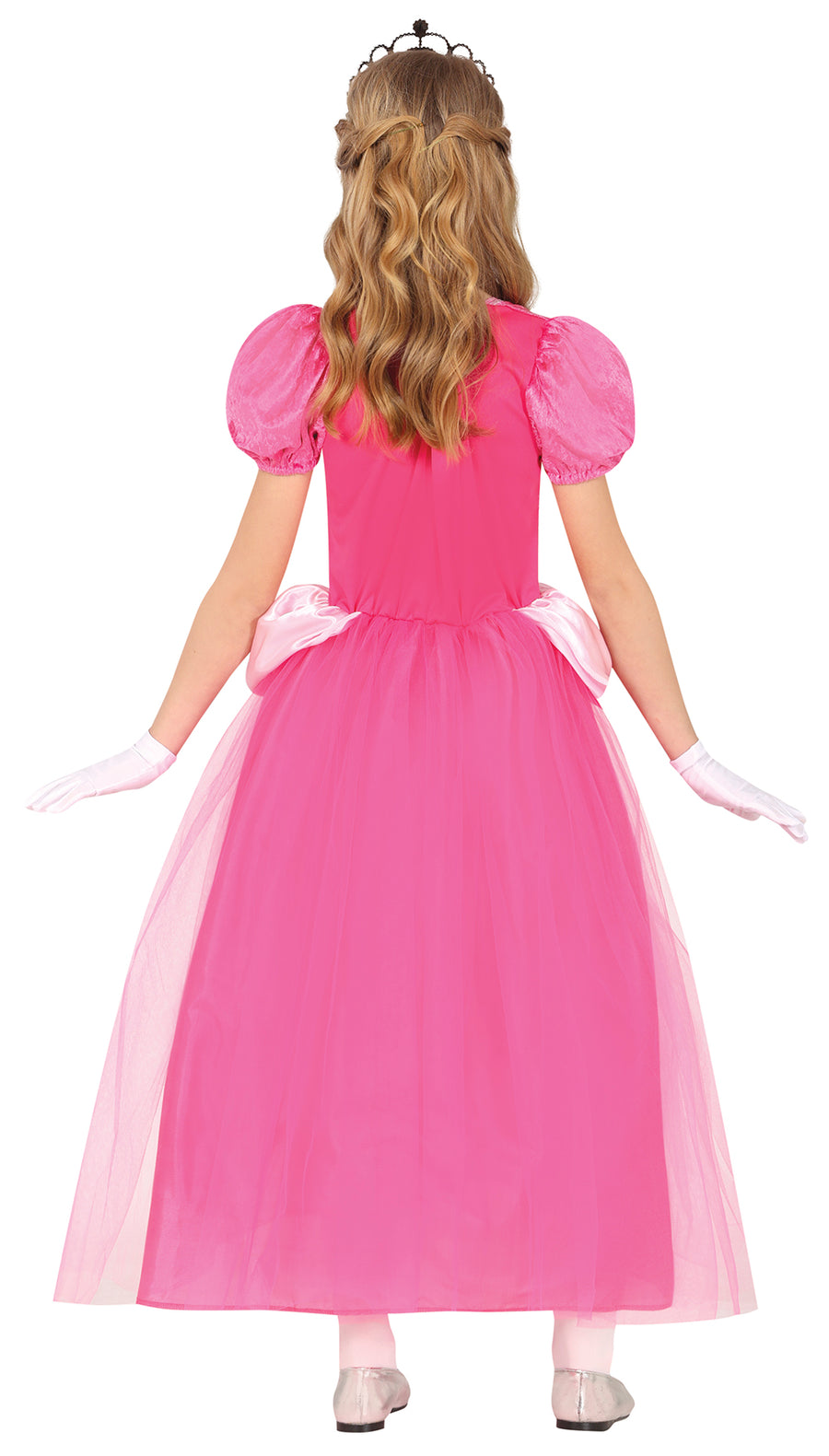 GP78478 – Prinzessin Festkleid Kinder Traumhaft Märchenhaftes – Größe: 98/104, 110/116, 128/134 – Farbe: Pink, Ansicht 2