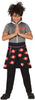 GP78496 – Ninja Krieger Outfit Kinder Anime – Größe: 110/116, 128/134, 140/146, 14 - 16 Jahre – Farbe: Schwarz