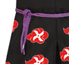 GP78496 – Ninja Krieger Outfit Kinder Anime – Größe: 110/116, 128/134, 140/146, 14 - 16 Jahre – Farbe: Schwarz