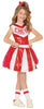 GP78512 – Sportliches Cheerleading Tanzkostüm Rot – Größe: 98/104, 110/116, 128/134, 140/146 – Farbe: Rot