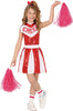 GP78512 – Sportliches Cheerleading Tanzkostüm Rot – Größe: 98/104, 110/116, 128/134, 140/146 – Farbe: Rot