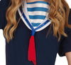 GP78520 – Matrosin Karneval Outfit Marine Retro – Größe: 110/116, 128/134, 140/146 – Farbe: Blau