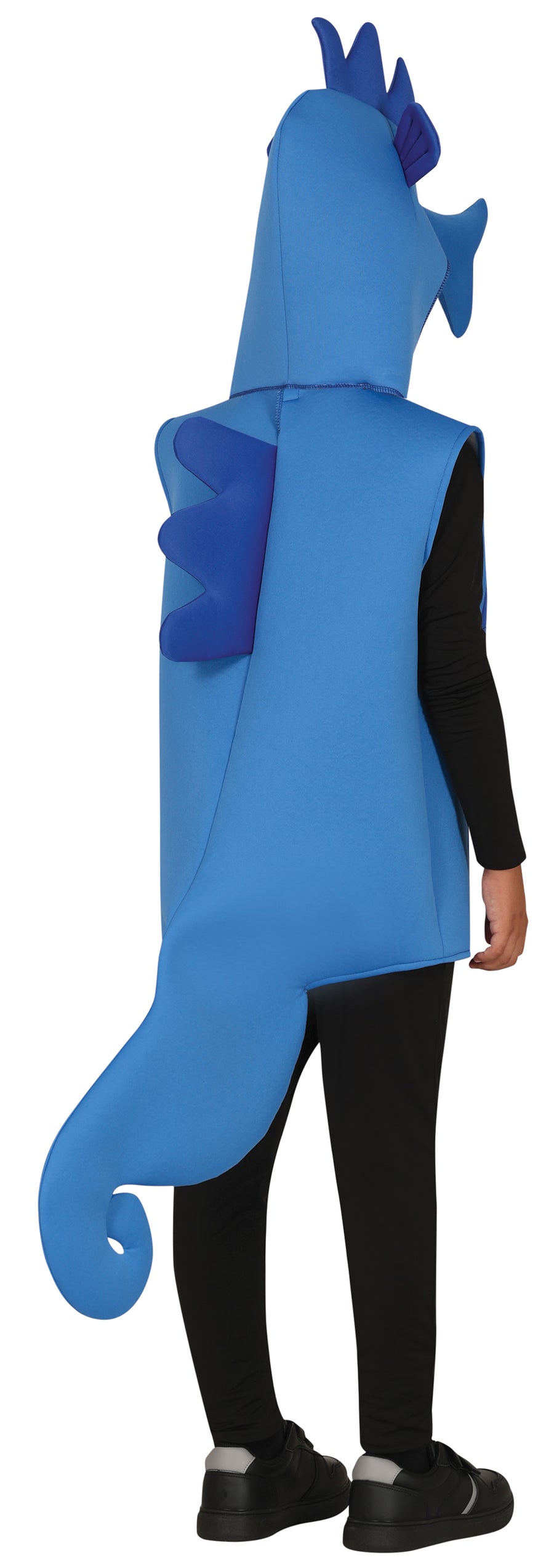 GP78531 – Meerestiere Kapuze Overall Blau – Größe: 98/104, 110/116, 128/134 – Farbe: Blau, Ansicht 2