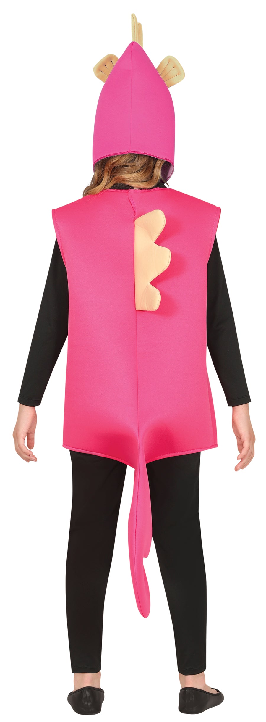 GP78535 – Meerestiere Abenteuer Kapuze Karneval – Größe: 98/104, 110/116, 128/134 – Farbe: Pink, Ansicht 2