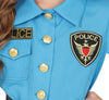 GP78542 – Polizei Abenteuer Outfit Kostüm – Größe: 98/104, 110/116, 128/134, 140/146 – Farbe: Blau