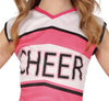 GP78547 – Sportliche Cheerleader Karneval Verkleidung – Größe: 98/104, 110/116, 128/134, 140/146 – Farbe: Pink
