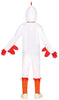 GP78565 – Huhn Kostüm Karneval Fasching Weiß – Größe: 110/116, 128/134, 140/146 – Farbe: Weiß