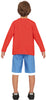 GP78575 – Pirat Abenteuer Kostüm Kinder Film – Größe: 128/134, 140/146 – Farbe: Rot