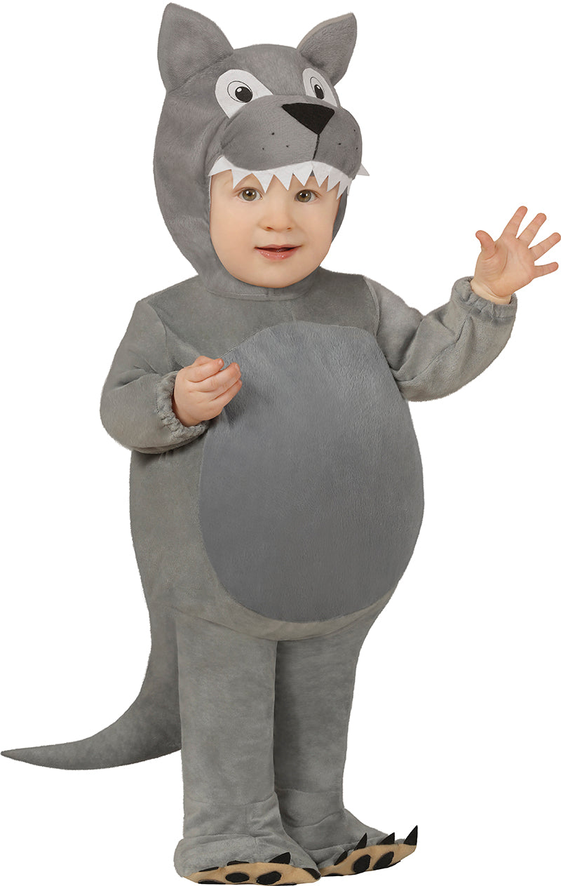 Wolf Kostüm für Babys Tier Einteiler