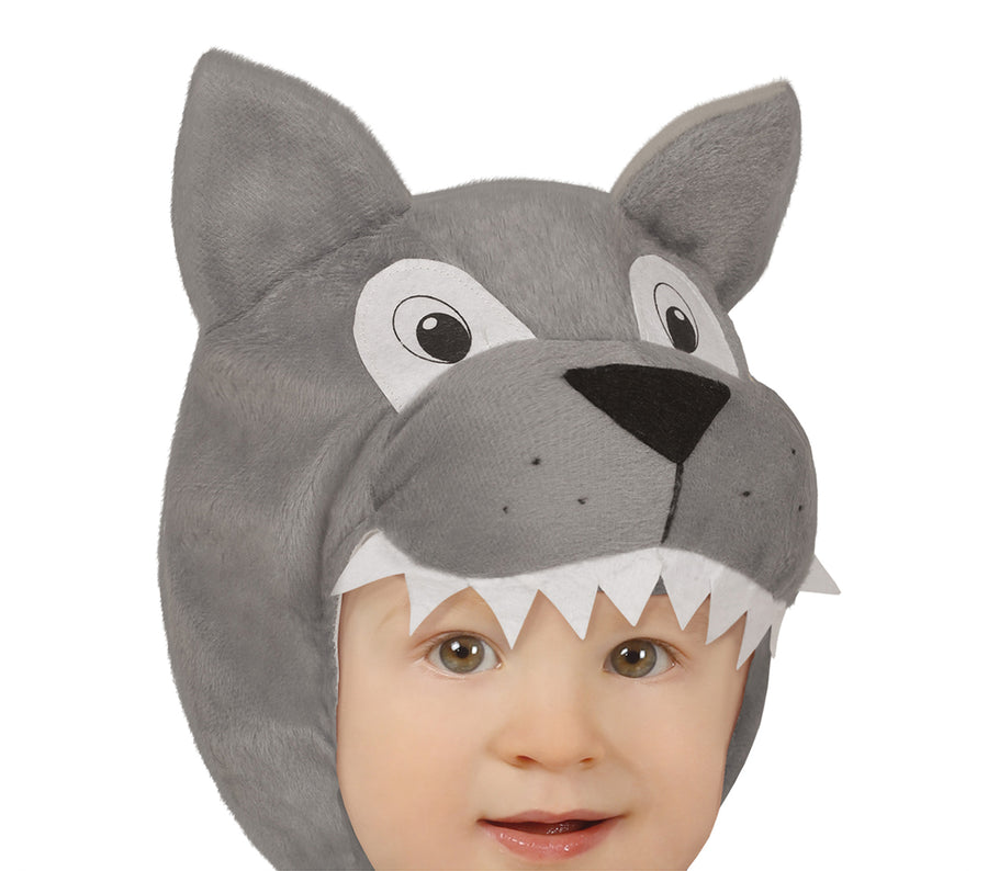GP87811 – Werwolf Karneval Kostüm Baby Kapuze – Größe: 92/98 – Farbe: Grau, Ansicht 2