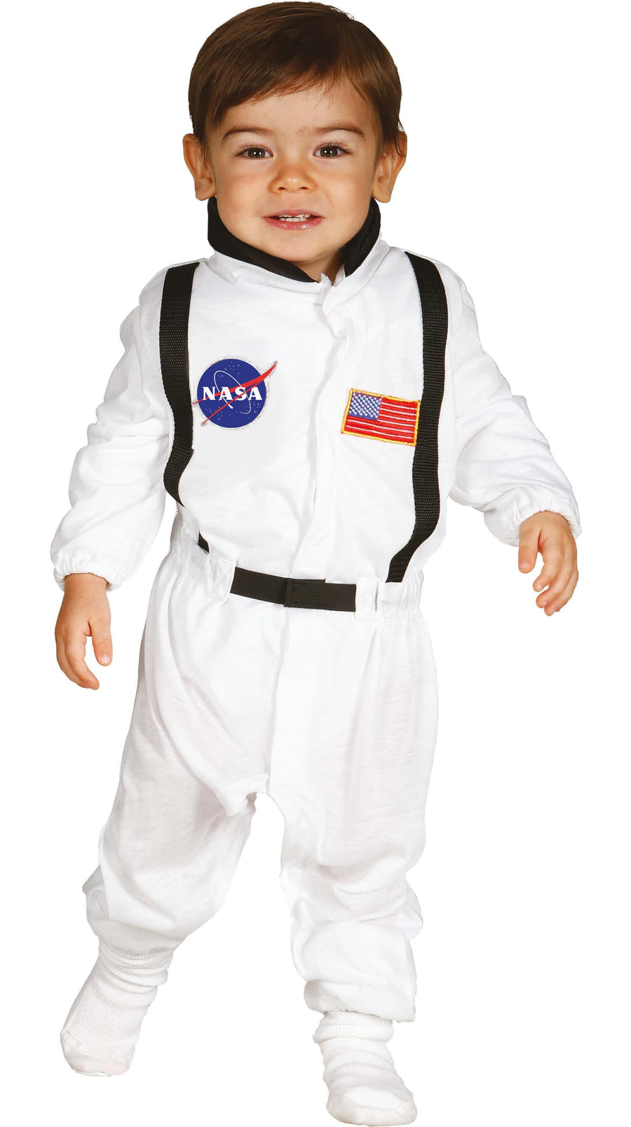 Astronauten Kostüm für Babys weiß Raumanzug