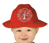 GP87805 – Feuerwehrkostüm Karneval Rot Schwarz Helm – Größe: 92/98 – Farbe: Rot