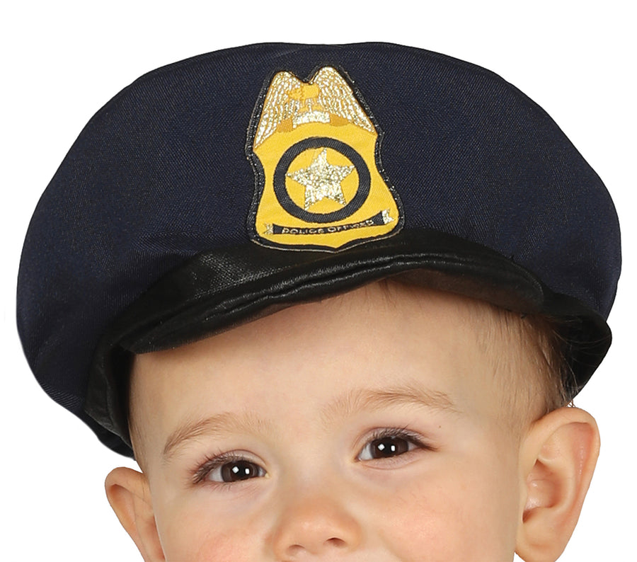 GP87610 – Polizist Karneval Kostüm Baby Overall – Größe: 92/98 – Farbe: Blau, Ansicht 2