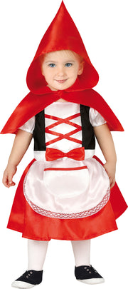 Rotkäppchen Kostüm für Babys mit Umhang, Bild 1
