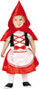 GP87837 – Märchen Kleid Mit Kapuze – Größe: 92/98 – Farbe: Rot