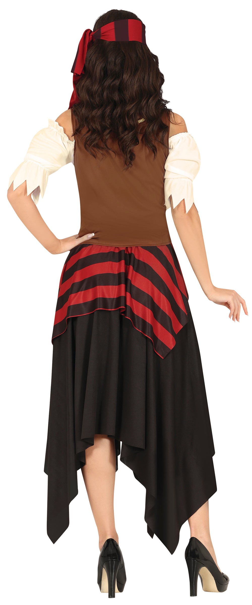GP78607 – Pirat Abenteueroutfit Fasching Kostüm – Größe: 36 - 38 (S), 38 - 40 (M), 42 - 44 (L)