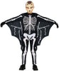 GP78614 – Skelett Fledermaus Flügel Kostüm Halloween – Größe: 110/116, 128/134 – Farbe: Schwarz