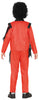 GP78634 – Zombie Popstar Anzug Halloween – Größe: 110/116, 140/146 – Farbe: Rot / Schwarz
