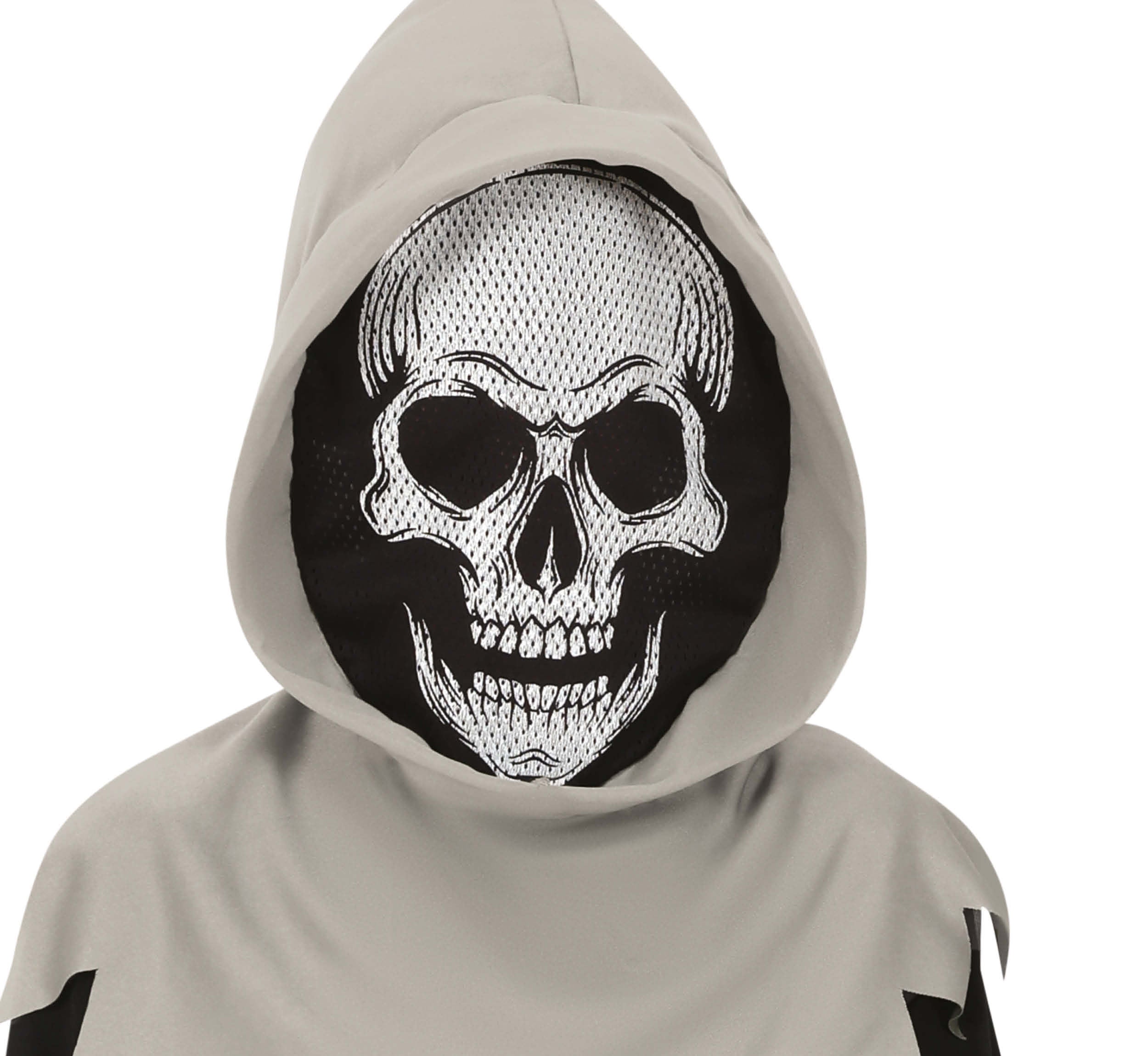GP78643 – Skelett Grusel Gewand Halloween – Größe: 140/146 – Farbe: Schwarz / GrÜn