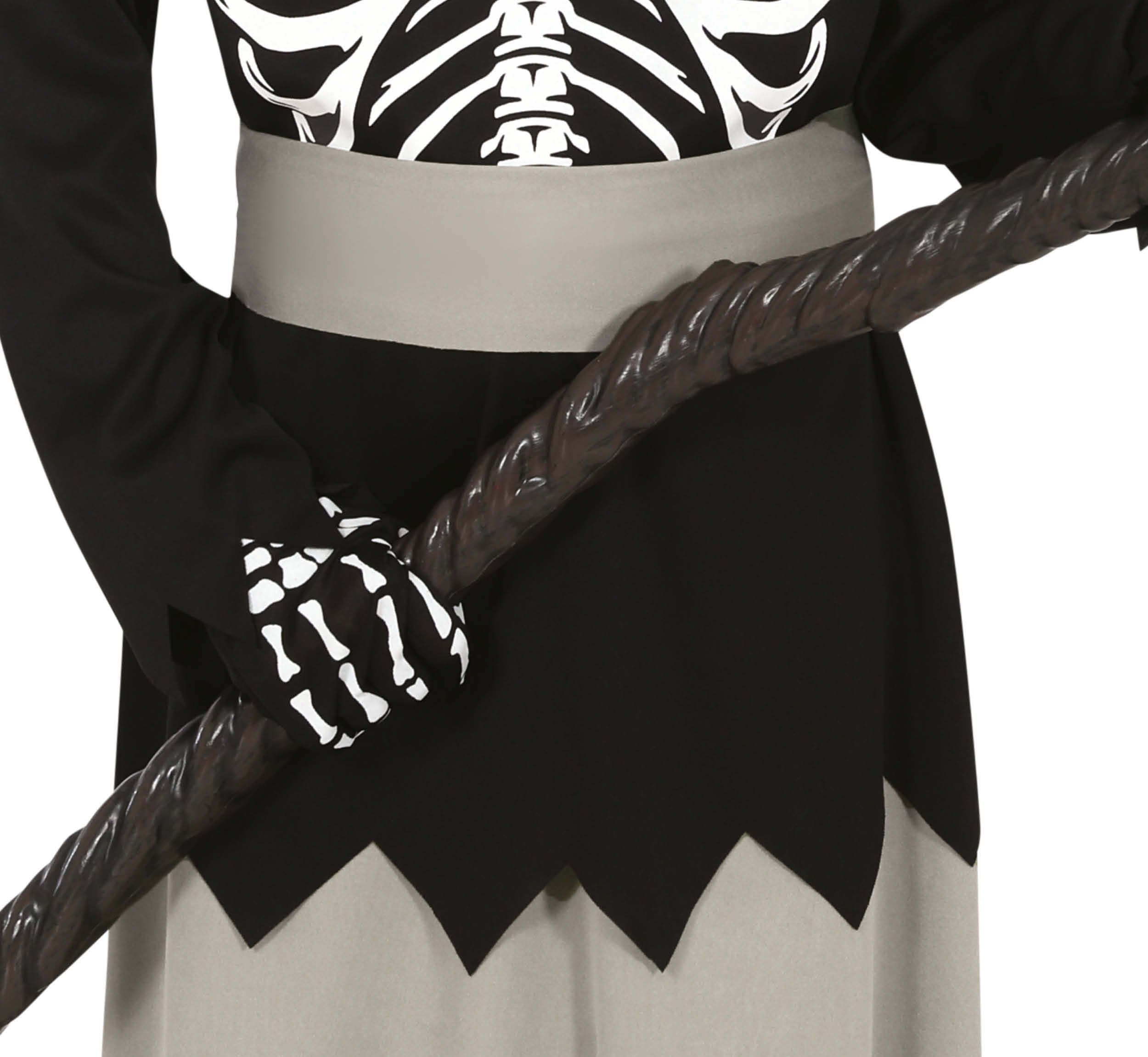 GP78643 – Skelett Grusel Gewand Halloween – Größe: 140/146 – Farbe: Schwarz / GrÜn