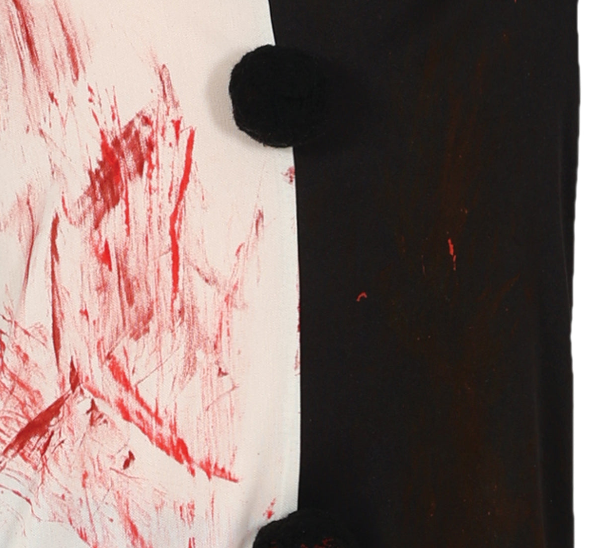 GP78652 – Clown Gruselspaß Halloweenkostüm – Größe: 110/116, 140/146 – Farbe: Weiß / Schwarz
