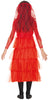 GP78667 – Halloween Rote Braut Kinderkostüm – Größe: 110/116, 128/134, 140/146 – Farbe: Rot