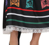 GP78670 – Tag Der Toten Catrina Kostüm – Größe: 110/116, 140/146 – Farbe: Weiß / Schwarz