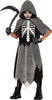 GP78673 – Skelettiger Sensenmann Geisterkostüm – Größe: 110/116, 128/134, 140/146 – Farbe: Schwarz / Grau