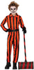GP78695 – Clown Halloween Spaßer Kostüm Kinder – Größe: 110/116, 140/146 – Farbe: Orange / Schwarz