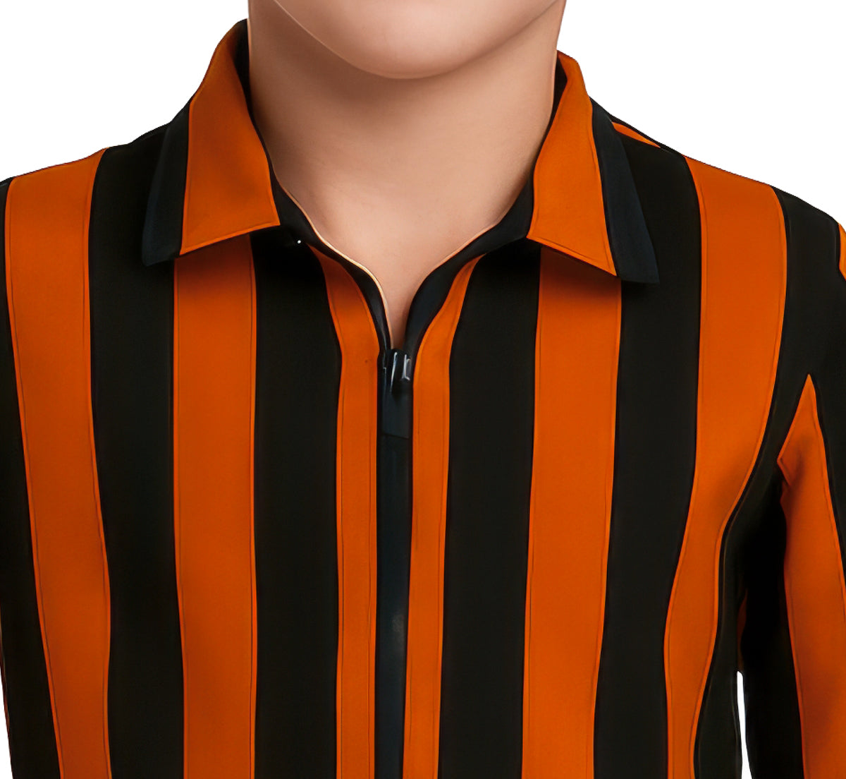 GP78695 – Clown Halloween Spaßer Kostüm Kinder – Größe: 110/116, 140/146 – Farbe: Orange / Schwarz