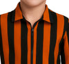 GP78695 – Clown Halloween Spaßer Kostüm Kinder – Größe: 110/116, 140/146 – Farbe: Orange / Schwarz