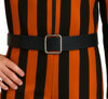 GP78695 – Clown Halloween Spaßer Kostüm Kinder – Größe: 110/116, 140/146 – Farbe: Orange / Schwarz