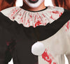GP78698 – Clown Halloween Kostüm Unheimlich – Größe: 110/116, 128/134, 140/146 – Farbe: Weiß / Schwarz