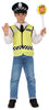 GP78704 – Polizei Einsatztrupp Kostüm Kinder – Größe: 110/116, 128/134, 140/146 – Farbe: Gelb / Weiß