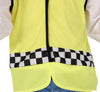 GP78704 – Polizei Einsatztrupp Kostüm Kinder – Größe: 110/116, 128/134, 140/146 – Farbe: Gelb / Weiß