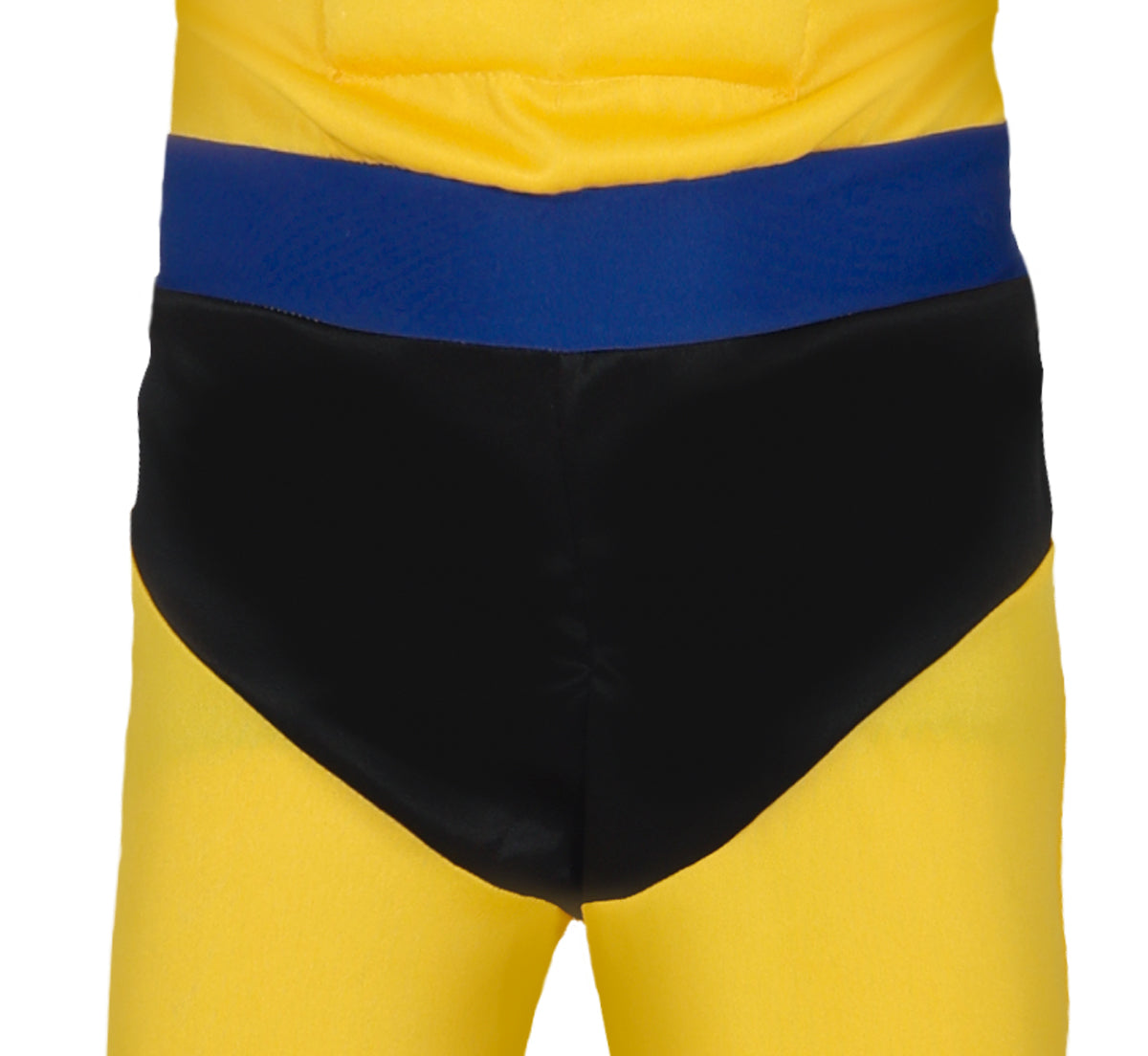 GP78718 – Superheld Abenteuerfigur Cartoon – Größe: 110/116, 128/134, 140/146 – Farbe: Gelb / Schwarz