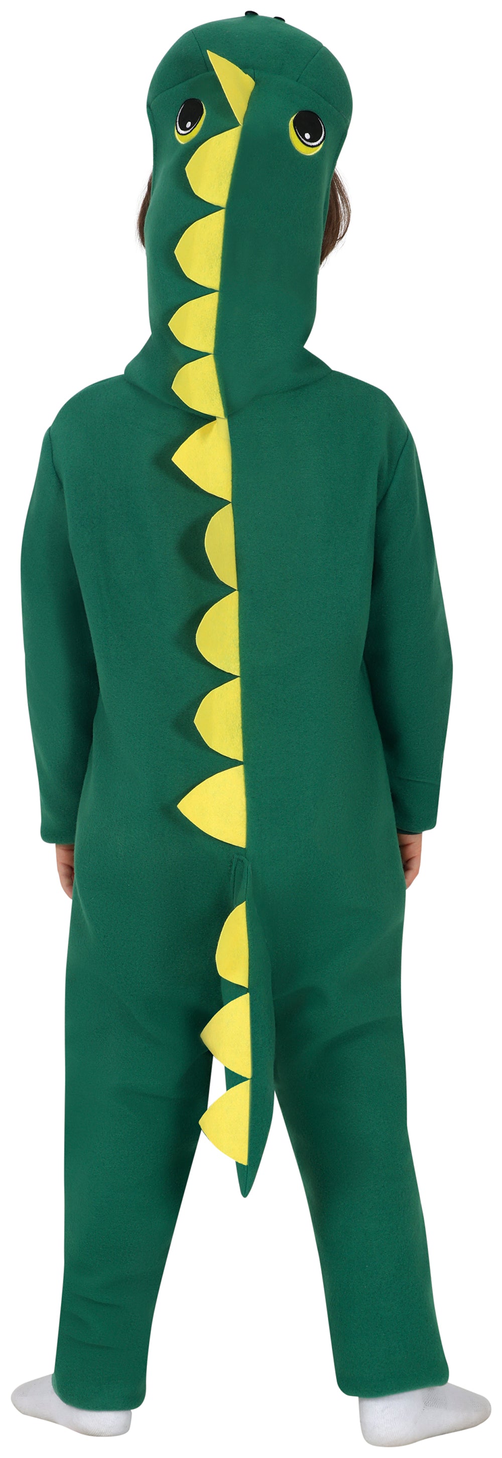 GP78745 – Dinosaurier Tierkostüm Grün Gelb – Größe: 98/104, 110/116, 128/134 – Farbe: GrÜn