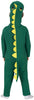 GP78745 – Dinosaurier Tierkostüm Grün Gelb – Größe: 98/104, 110/116, 128/134 – Farbe: GrÜn