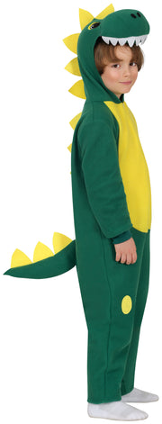 Dinosaurier Kostüm für Jungen grün mit Kapuze, Bild 3