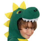 Dinosaurier Kostüm für Jungen grün mit Kapuze, Bild 4