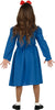 GP78748 – Bücherwurm Kostüm Klassiker World – Größe: 110/116, 128/134, 140/146 – Farbe: Blau