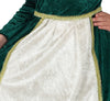 GP78751 – Prinzessin Mittelalter Kleid Karneval – Größe: 110/116, 128/134, 140/146 – Farbe: GrÜn / Weiß